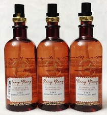 3 Bath Body Works Aromatherapy YLANG YLANG 5-in-1 Essential Oils Mist 5.3 oz