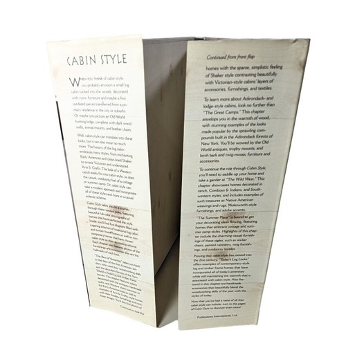 Janice Brewster CABIN STYLE 2002 Hardcover Unclipped Dust Jacket Very Good - Picture 12 of 14