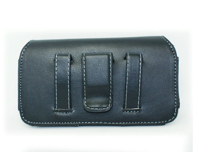 Leather Case Pouch Holster w Belt Clip/Loop for Tracfone LG 440g LG440g, LG280 - Image 3 of 3