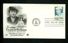 US FDC #1821 PCS Artcraft Frances Perkins 1980 Washington D.C.