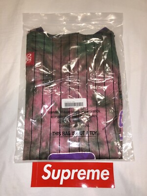 Supreme Dyed Basketball Jersey Tie Dye/Purple FW20 - Size M | eBay