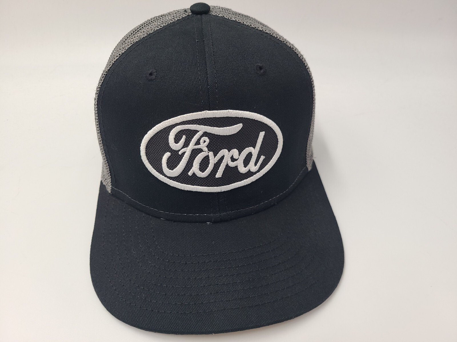 Ford Patch Otto Mesh Trucker Snapback Hat Cap Cars Trucks Men Women Black Gray