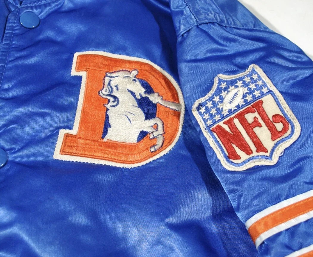 Vintage denver broncos starter jacket clearance