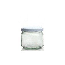 15 VASI VASETTI BARATTOLI BASSI BOCCA LARGA 330 CC + CAPSULE DIAMETRO 82