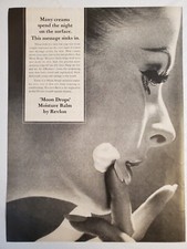 Vintage Revlon Moisture Balm print ad from a 1967 LIFE magazine; FREE Shipping!
