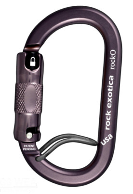 Rock Exotica RockO WireEye Auto-Lock (3-Stage) Oval Shape Carabiner C3-WEA