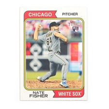 2023 Nate Fisher Rookie Card Topps Heritage Base RC #352 Chicago White Sox