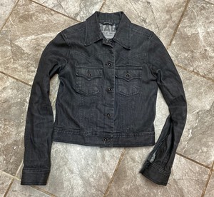black denim jacket ebay