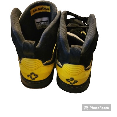 Nike Air Jordan Sixty Club Black Yellow Mm Silver Men Shoes  display picture 3