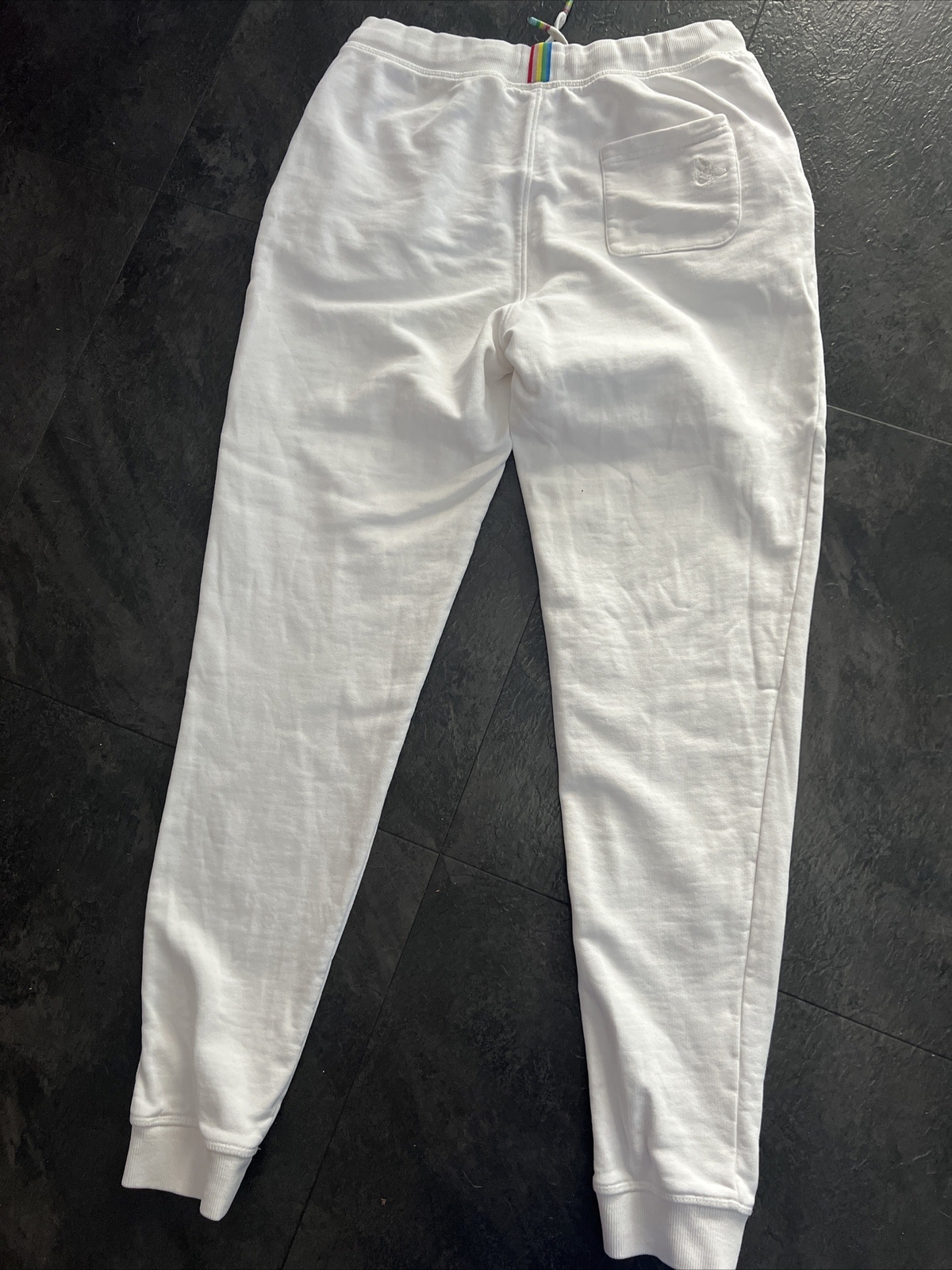 JOULES SINEAD CUFFED JERSEY JOGGERS. White CREAM. SIZE. 8 eBay