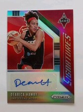 2020 20 Panini WNBA Prizm Dearica Hamby Signatures Silver Holo Auto Autograph