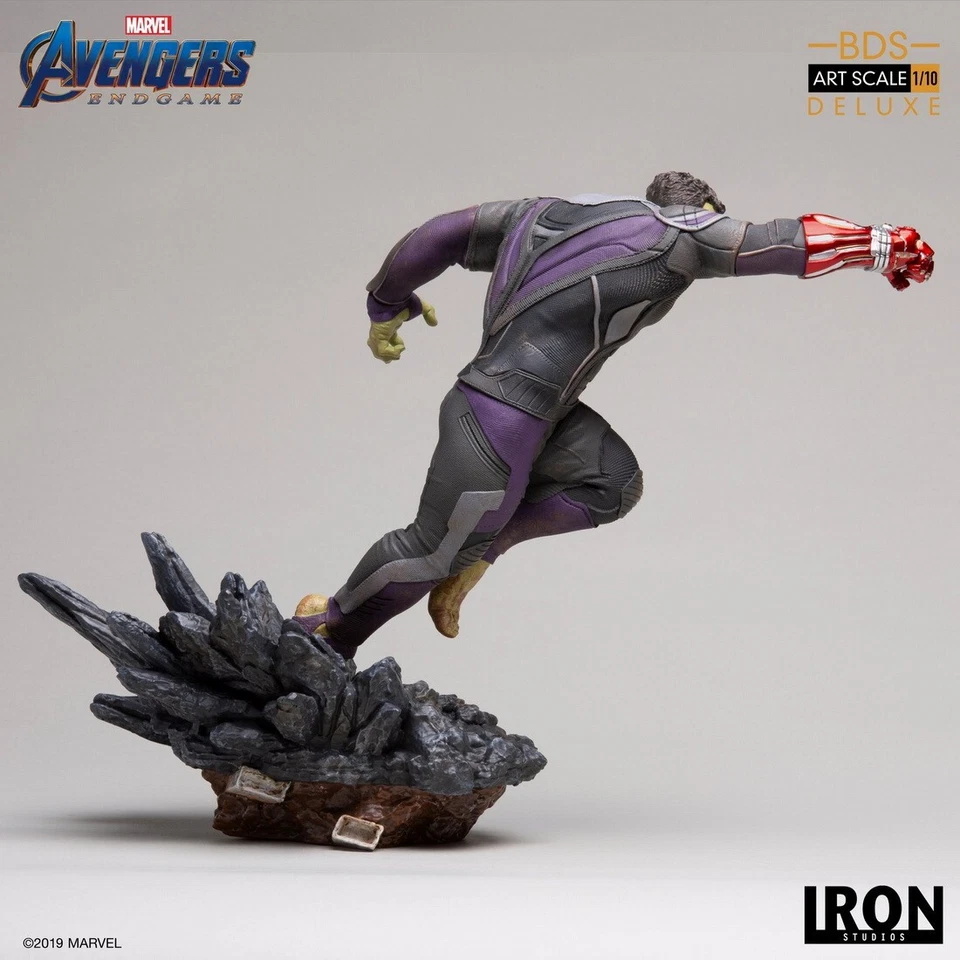 Iron Studios Avengers: Endgame Hulk Bruce Banner Deluxe BDS Art 1/10 Statue - Bild 4 von 4