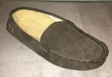 Emu Australia Ridge Shearling Lined Men's Slippers Moccasins brown Sz 8