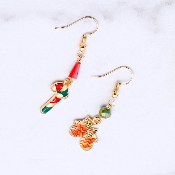 Ohrringe Ohrschmuck Weihnachten Weihnachtshandschuhe Winter-image