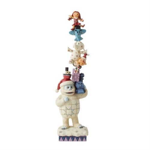 Jim Shore Rudolph Traditions: Stacked Bumble and Friends Figurine 6012717 - Afbeelding 1 van 5