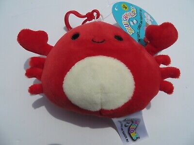 WoW 8” CARLOS the Red Crab Lobster Sea Life Squad Squishmallow Soft Plush Toy