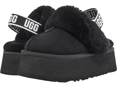 100% UGG Women's Shoes Funkette Slippers High Platform