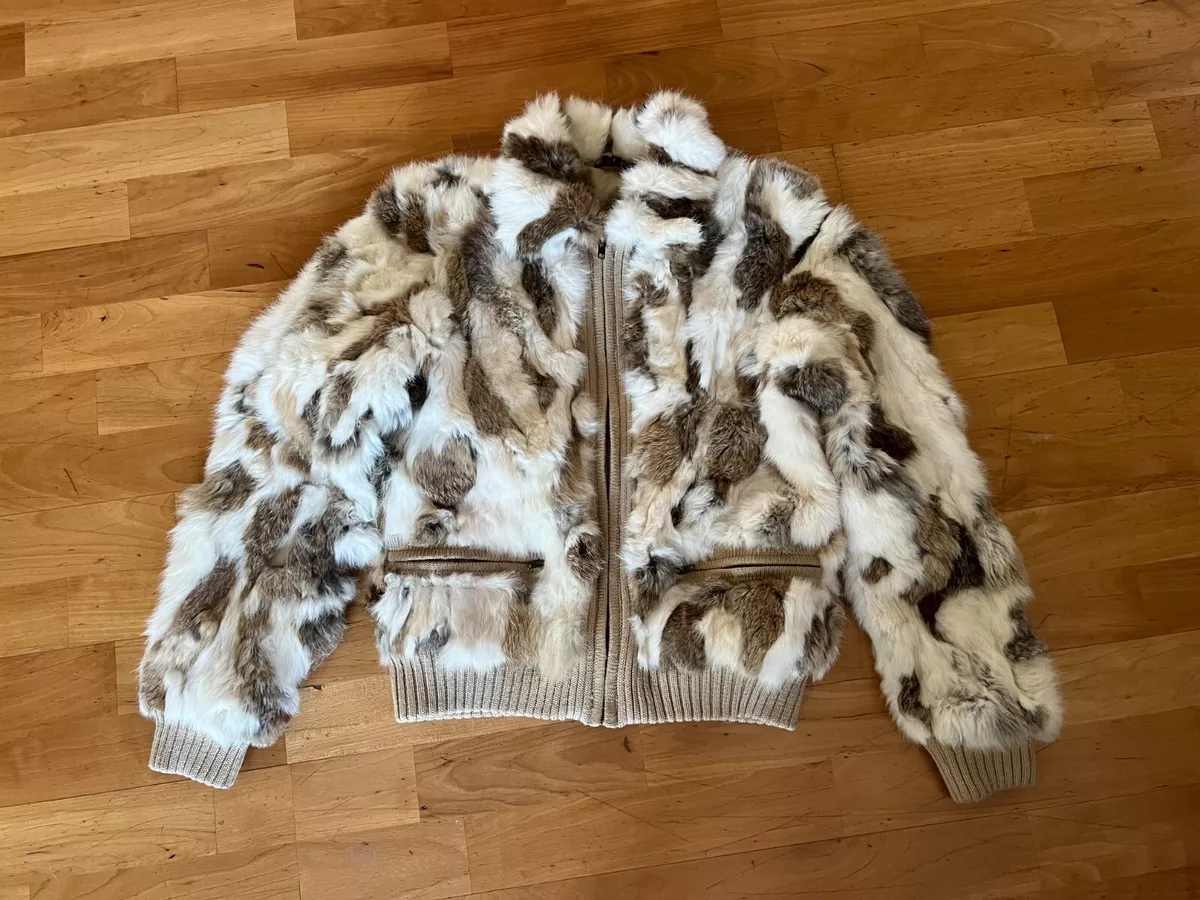 Tara Jarmon Rabbit Fur Coat Size S M eBay