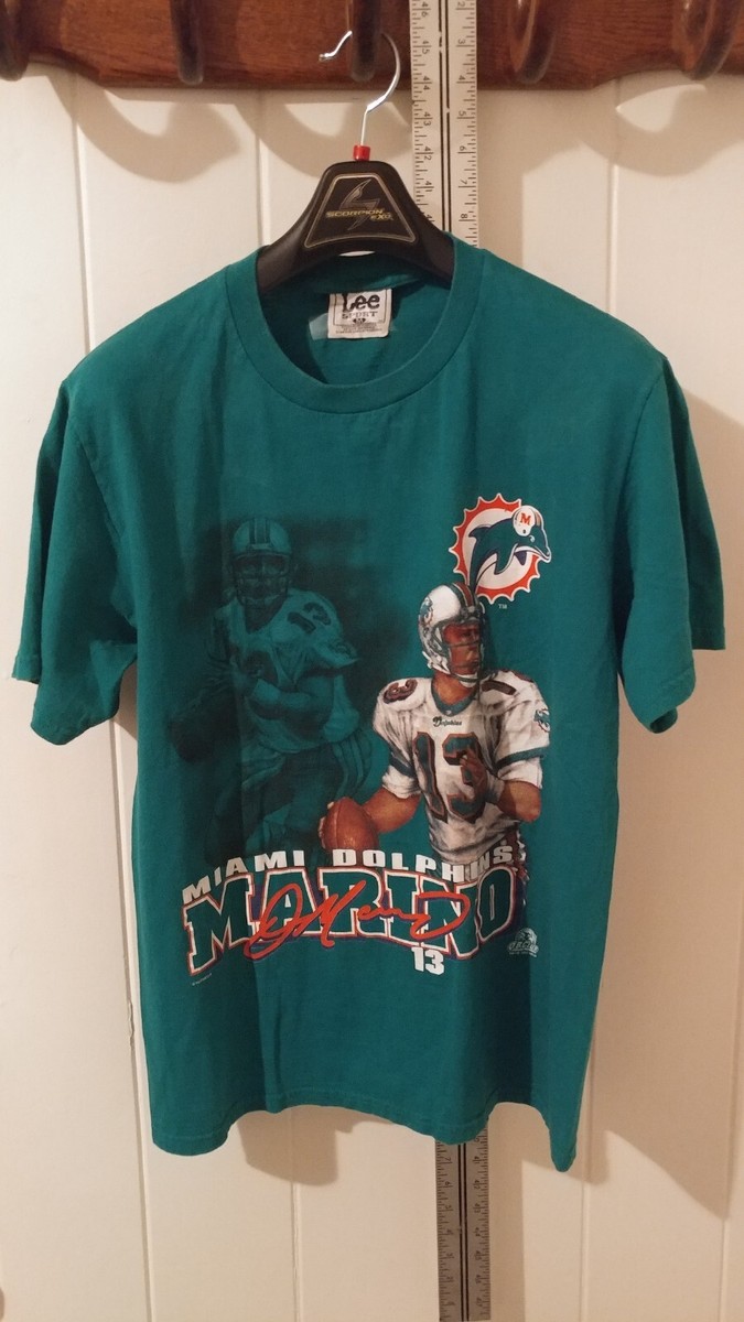 Vintage 90s Miami Dolphins Lee Sport Dan Marino T-Shirt Med/Long 