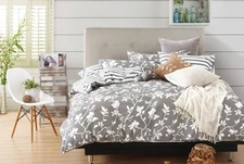 Leafy vines bedding set: 2pc/3pc/5pc duvet cover set or 4pc sheet set all sizes