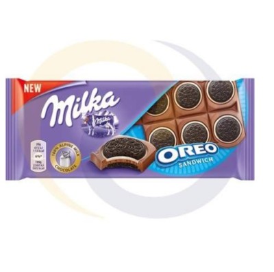 MILKA OREO SANDWICH CHOCOLATA BARS - 92G - NEW DELICIOUS CHOCOLATE WITH COOKIES
