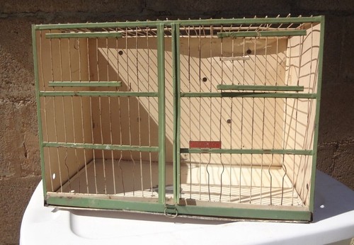 double door bird cage