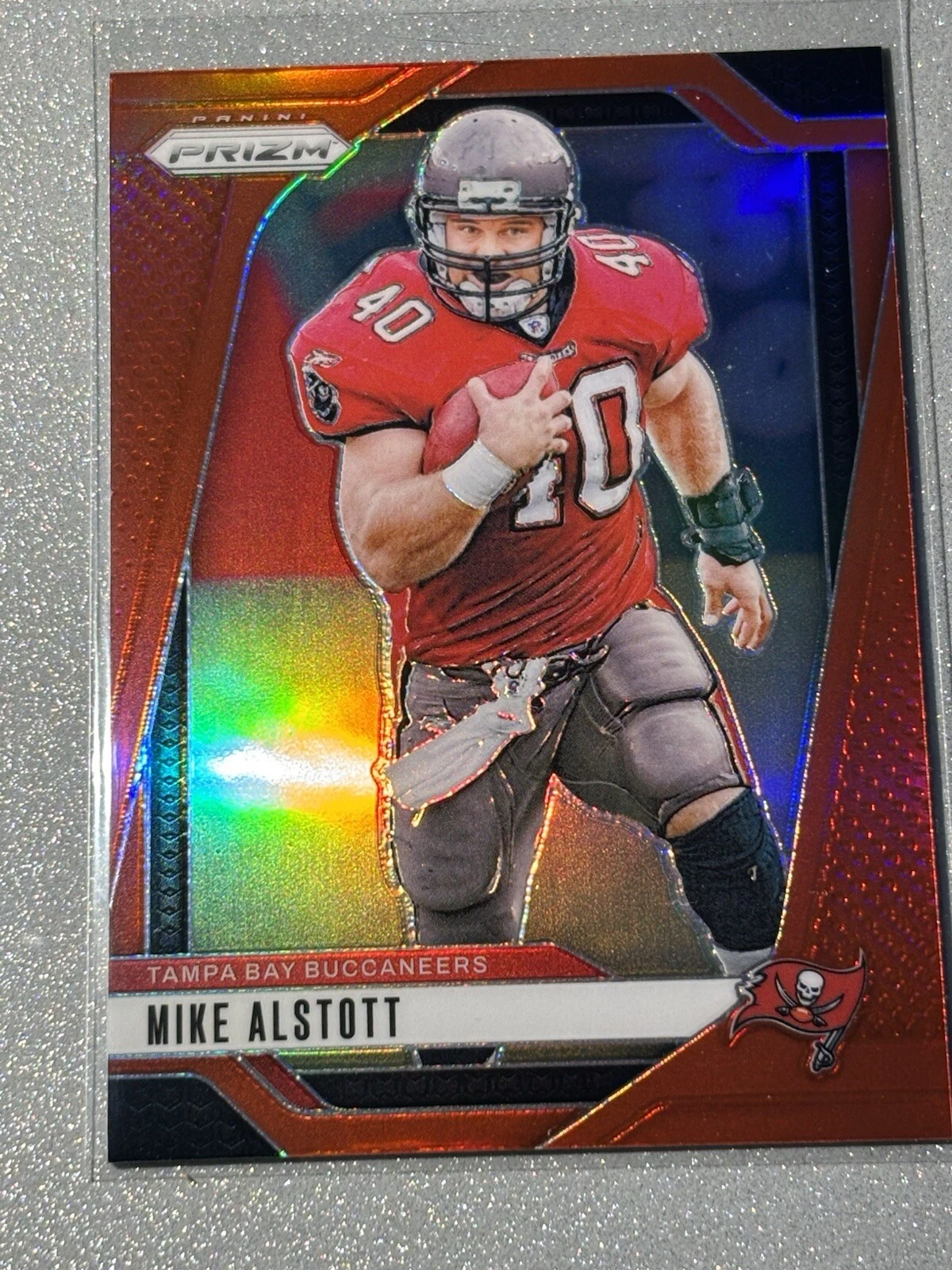 2024 Panini Prizm Mike Alstott RC Retail Red SSP RARE CASE HIT Buccaneers Color