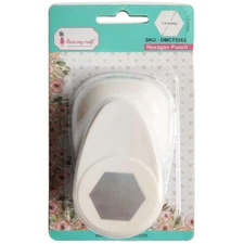 Dress My Craft 1.5" Hexagon Paper Punch DMCT5263 Hexagon Shape Embellishment