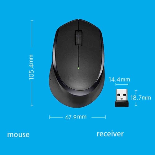 Logitech M330 Silent Plus Black Wireless Mouse 90% Less Click Noise 1000 DPI - Picture 5 of 10