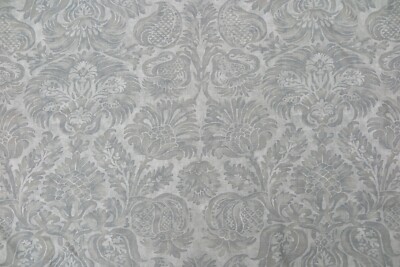 ZOFFANY VORHANGSTOFF DESIGN ''Visconte'' 1,6 METER LEINENMISCHUNG DAMAST KOLLE