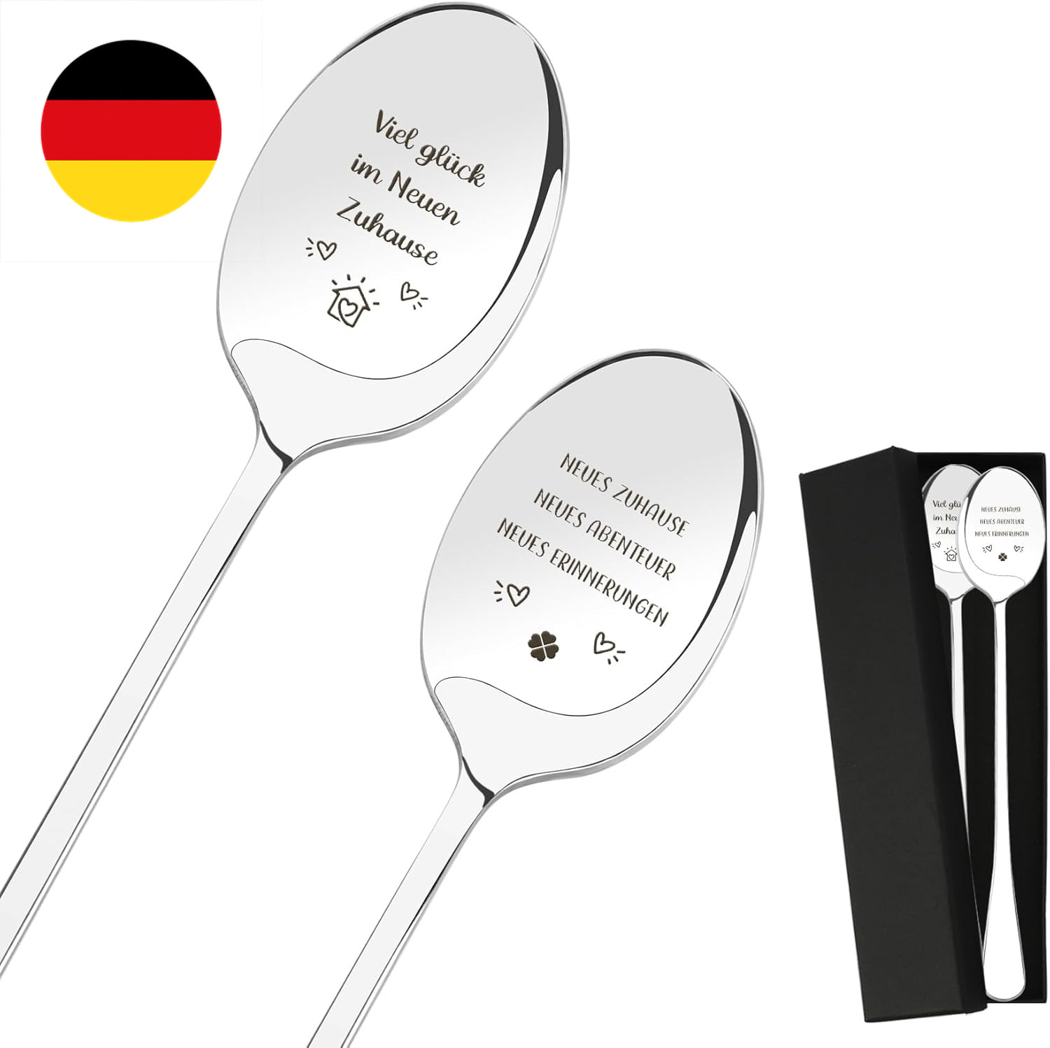 Einzugsgeschenke Wohnung, Einweihungsgeschenk Wohnung, Geschenk zum Einzug 2 Stü