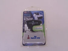 COSCO 0355253Accustamp2 Shutter Stamp with Microban, Red/Blue, FOR DEPOSIT ONLY