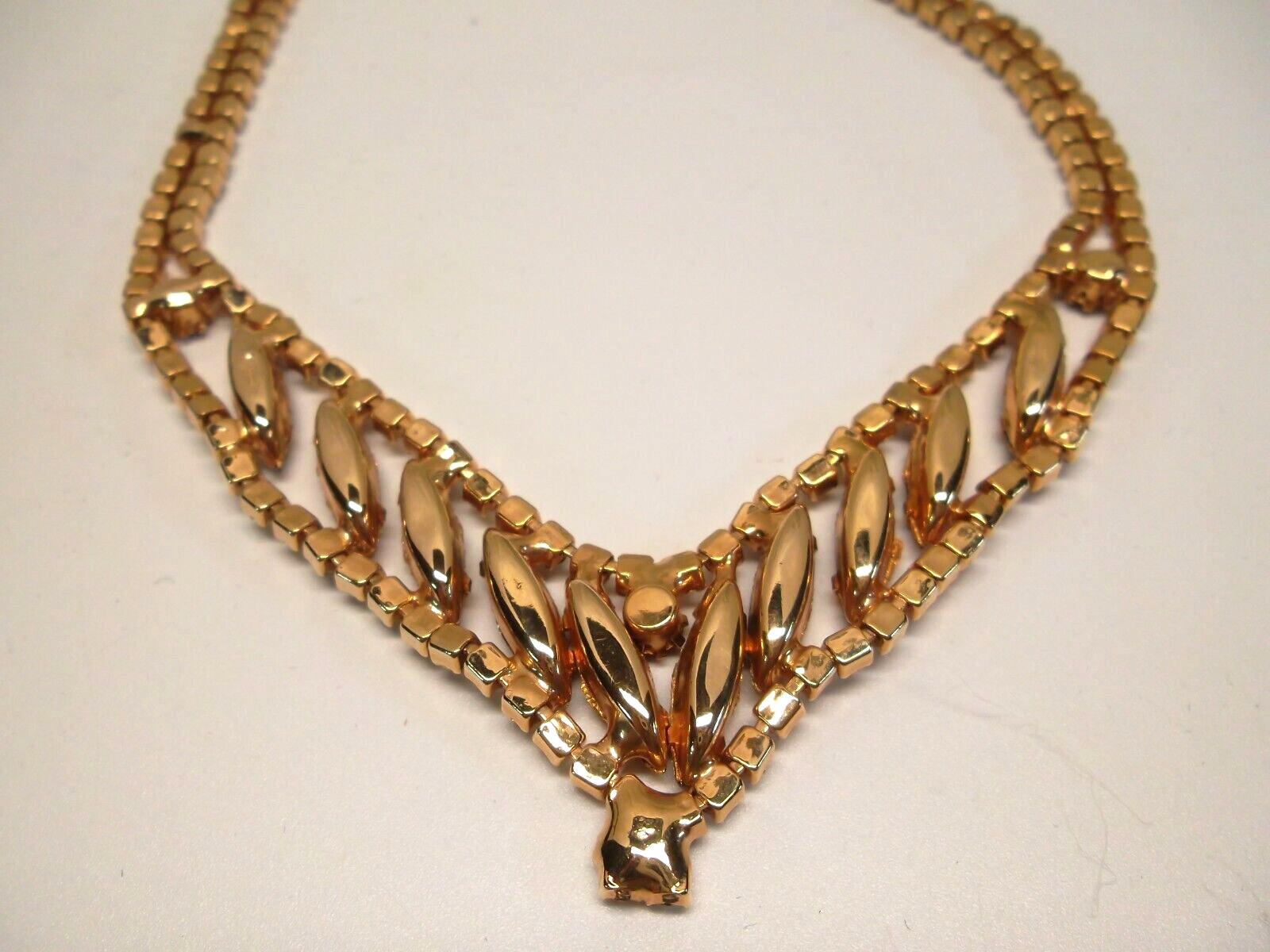 Ruby Red CZ Statement Choker Necklace Earrings EXQUISITE * NEW YEARS EVE READY