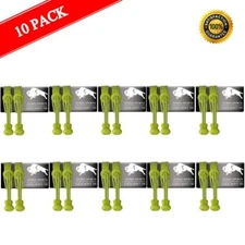 AVIMA Premium SPORTS LACES WITH LOCK – Elastic No Tie Shoelaces Green - 10 Pack