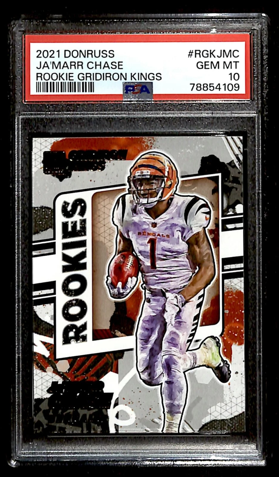 JaMarr Chase Panini Donruss Rookie Gridiron Kings #RGKJMC Base