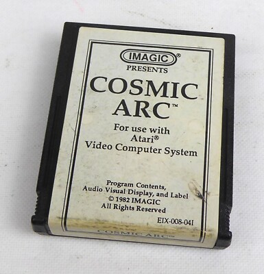 Atari 2600 Spiel -- COSMIC ARK (Imagic) white label -- PAL