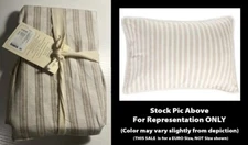 Southern Living Simplicity DUO Fringed Reversible Pillow Sham Hummus Euro Size