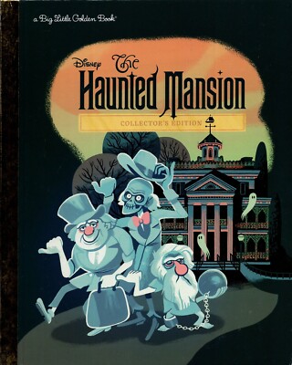 Disney Haunted Mansion Big Little Golden Book ghost host Madame Leota doom buggy