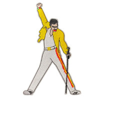 Freddie Mercury Queen Music Band Concert Patch, Iron On/Sew On