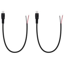 2 Pack Speaker Wire Rca Female Plug Jack Connector Adapter To Bare Wire