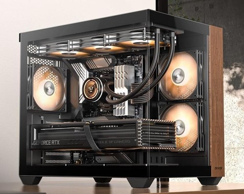 PRC MidnightOak Custom Gaming PC i7-12700K 16GB 2xSSD RTX 4070 12GB WiFi BT W11H - Picture 2 of 2