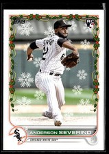 2022 Topps Holiday #HW49 Anderson Severino Chicago White Sox Rookie
