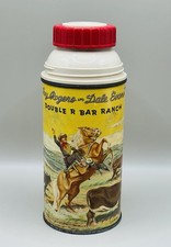 Vintage 1954 Roy Rogers Dale Evans Thermos ID Number: 2001.3100.14.02