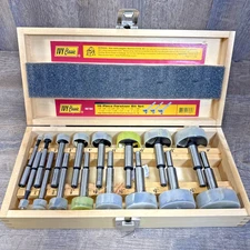 16 Pc. Forstner Bit Set Standard 1/4"-2-1/8" High Carbon Steel Hardness 52-56