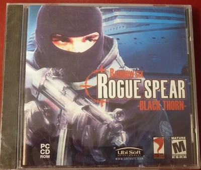 Video Game PC Tom Clancey's Rainbow Six Rogue Spear Black Thorn NEW SEALED Jewel