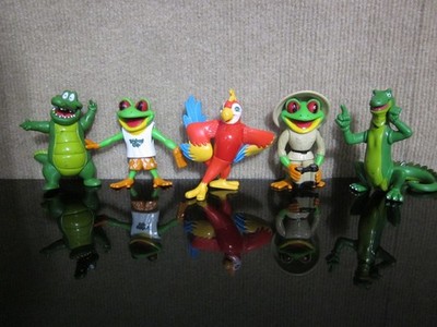 Rainforest Cafe Animals Lot of 5 Posable Action Figures RFC Vintage Loose Figure