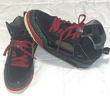 Nike Air Jordan Spizike OG Mens Size 9.5 Black Green Basketball Shoes Sneakers