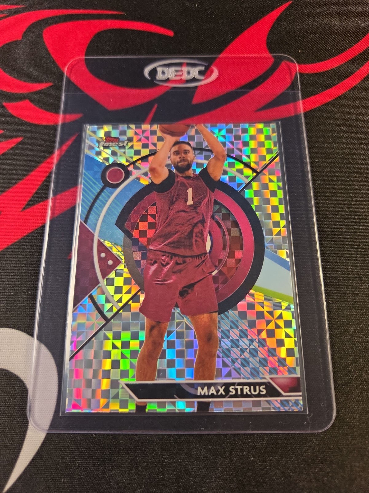 Max Strus Checkerboard Refractor 2024 Topps Finest Basketball Cleveland...