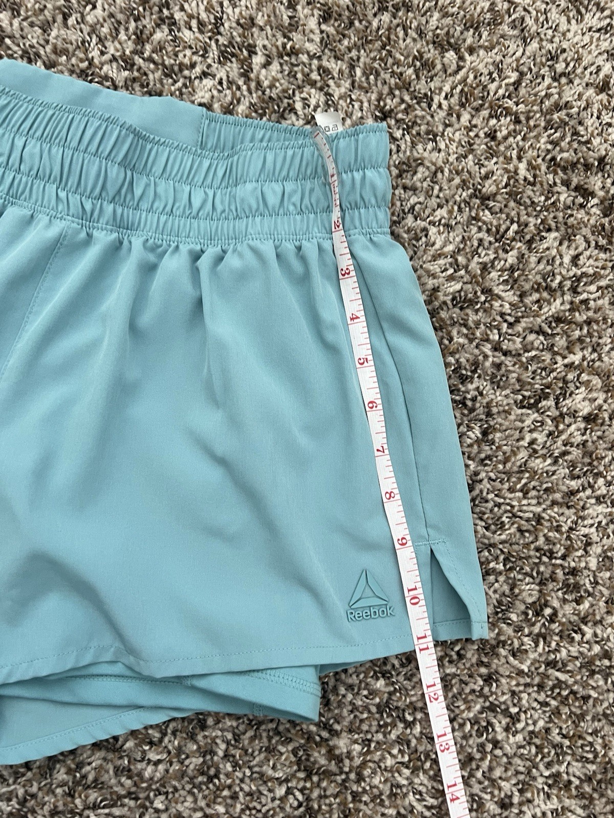 Reebok  Shorts, Underlining Shorts, Light Blue, Size Small (0727) thumbnail 7