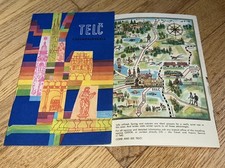 Brochure / carte vintage TELC TCHÉCOSLOVAQUIE / République tchèque